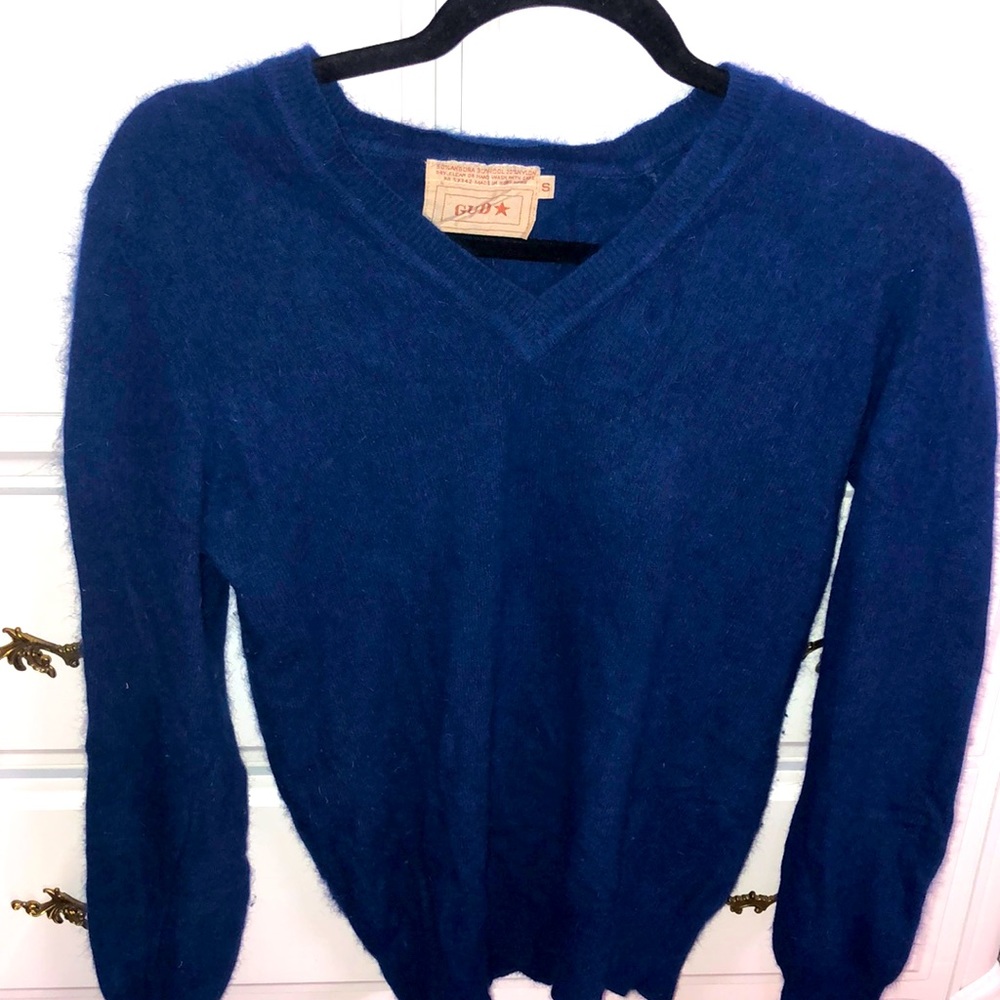 Royal Blue Gud Pullover Sweater